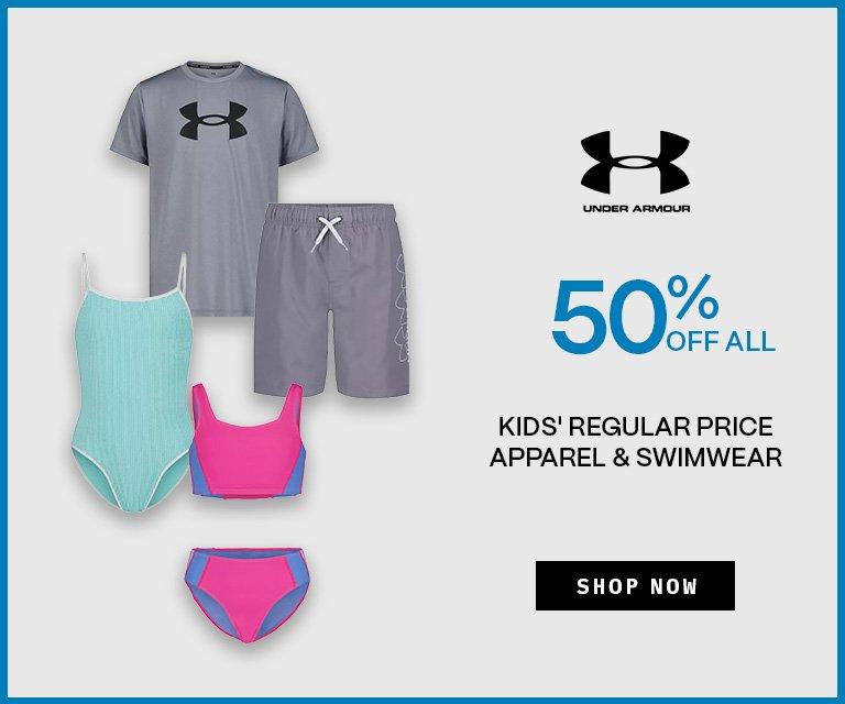50% Off Kids' Under Armour Apparel & Swimwear