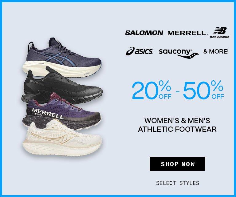 20% - 50% Off Women's & Men's Athletic Footwear