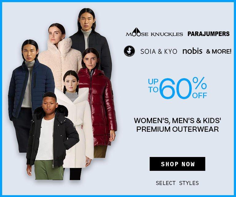 Up to 60% Off Premium Outerwear