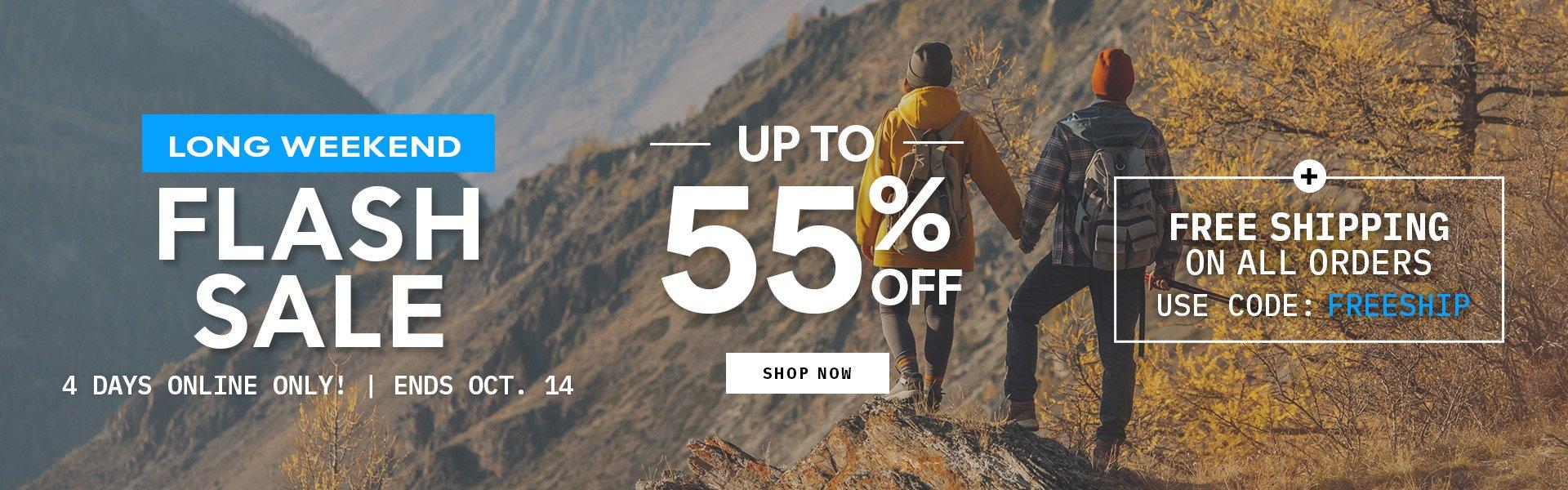 Long Weekend Flash Sale