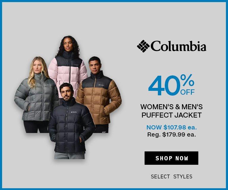 40% Off Columbia Puffect Jacket