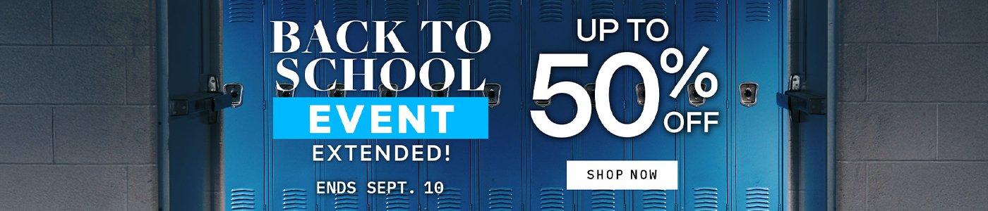 Back to School Sale - Shop Now