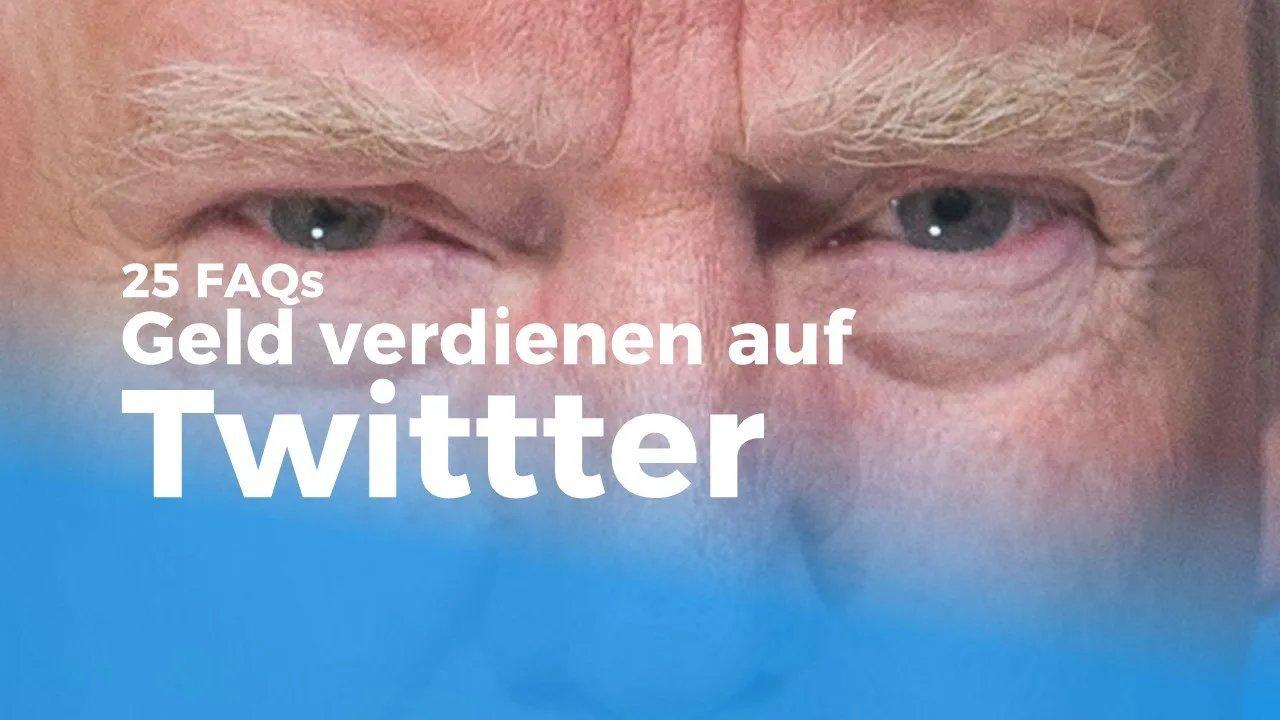 Nahaufnahme von Donald Trumps Augen, die etwas zugekniffen direkt in die Kamera schauen.