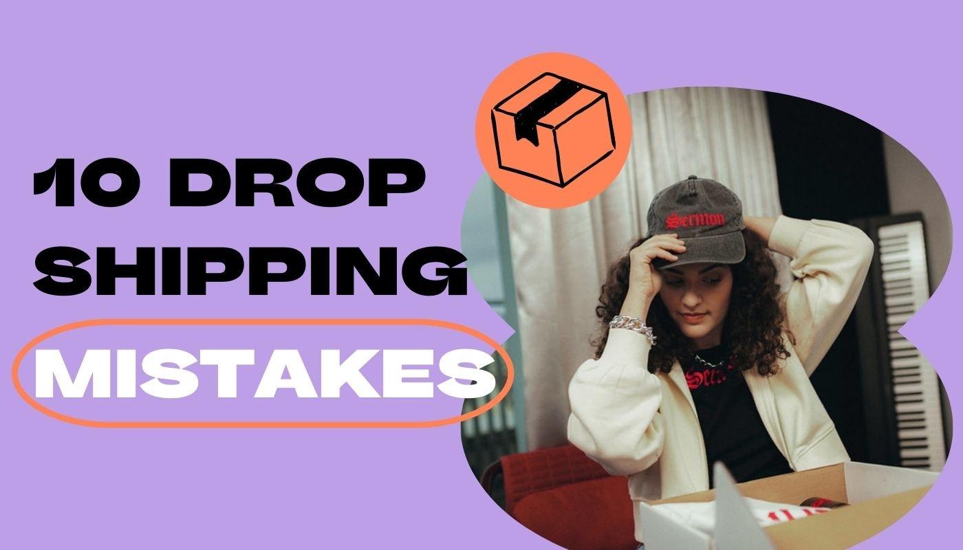Creator unpacking a custom apparel order to illustrate most common dropshipping mistakes