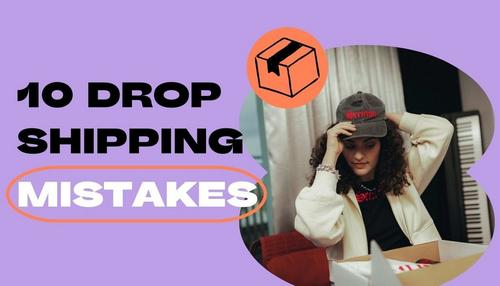 Creator unpacking a shipment while highlighting common dropshipping mistakes