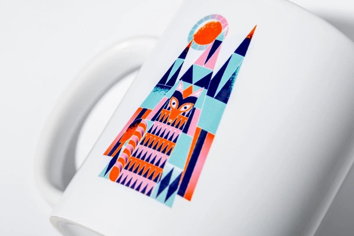 Mug print with thermo sublimation