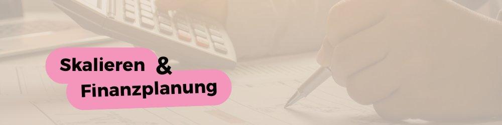 Visuelle Ankündigung des nächsten Kapitels: Skalieren und Finanzplanung