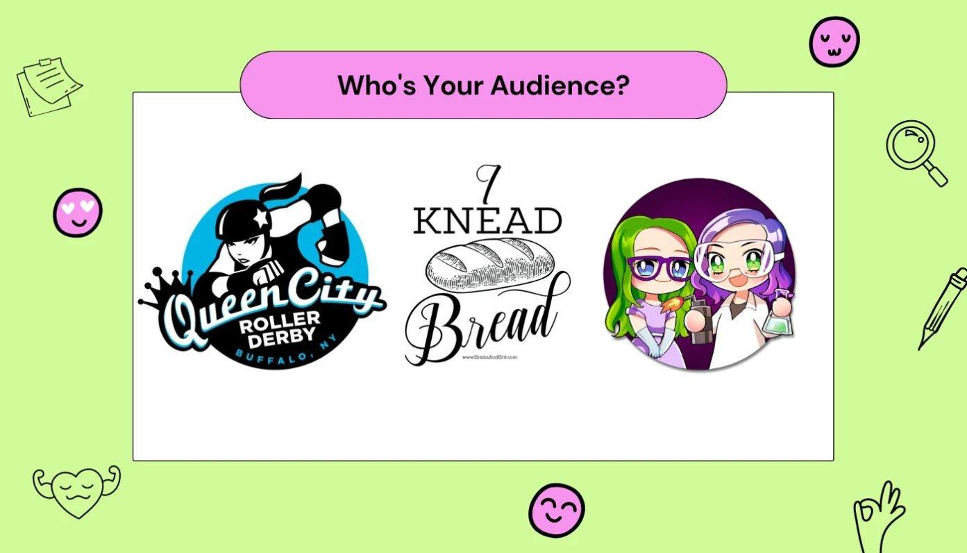 examples of merch designs from niche creators and spreadshop users