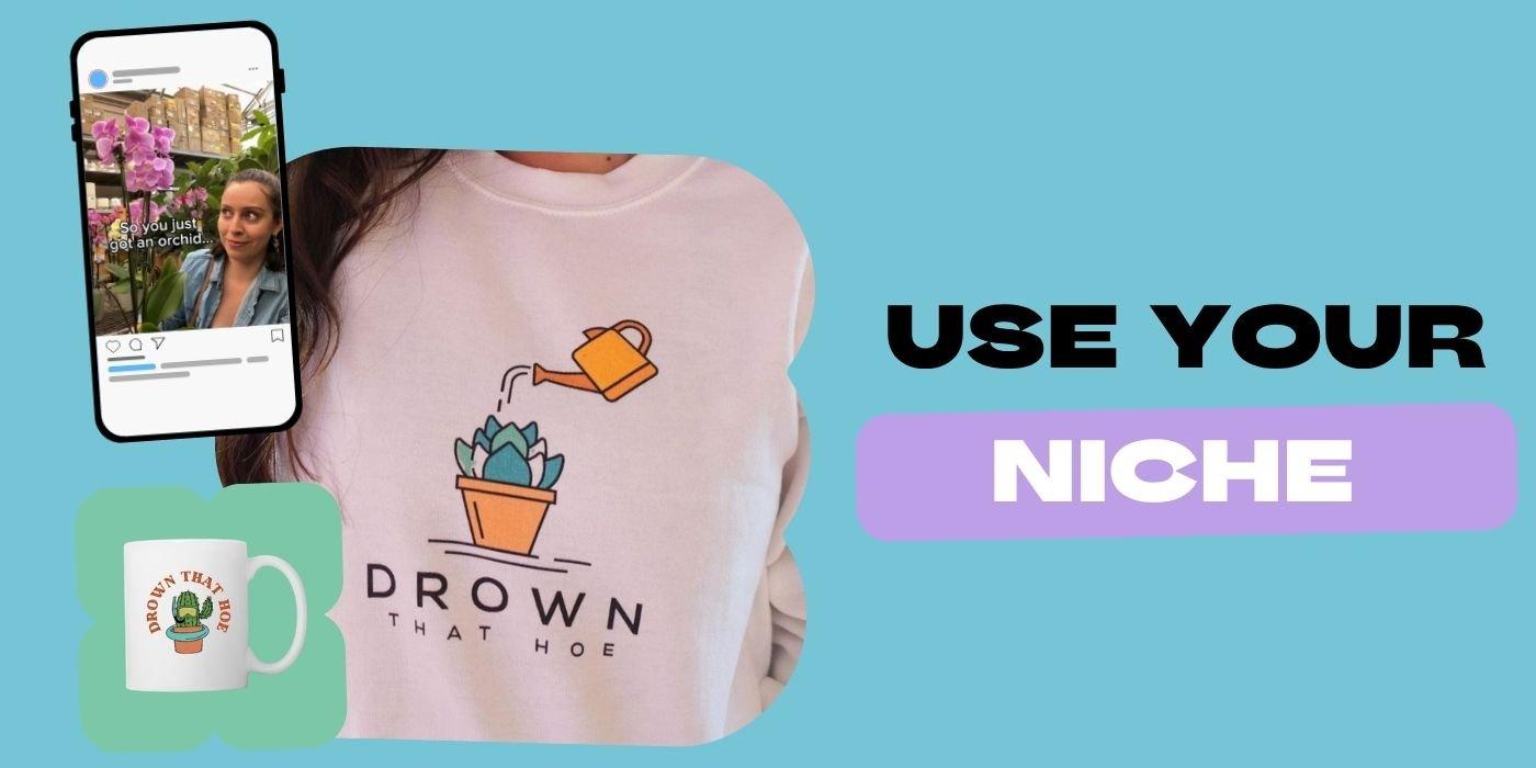 product photos and content from a plant social media creator to illustrate a pod niche