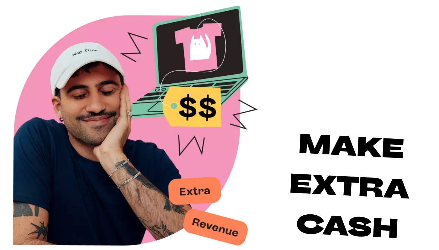 creator with their shop earnings