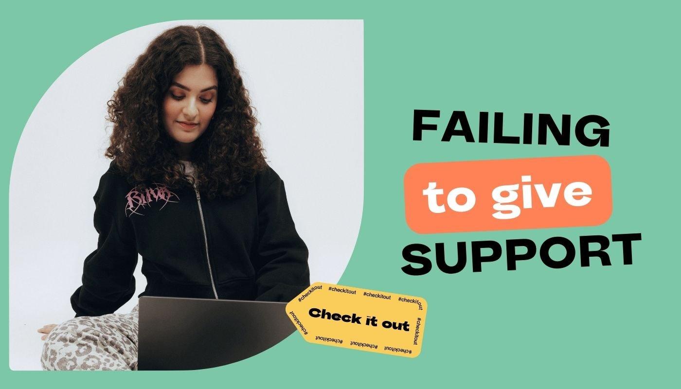 Online seller working on a laptop representing the importance of customer support