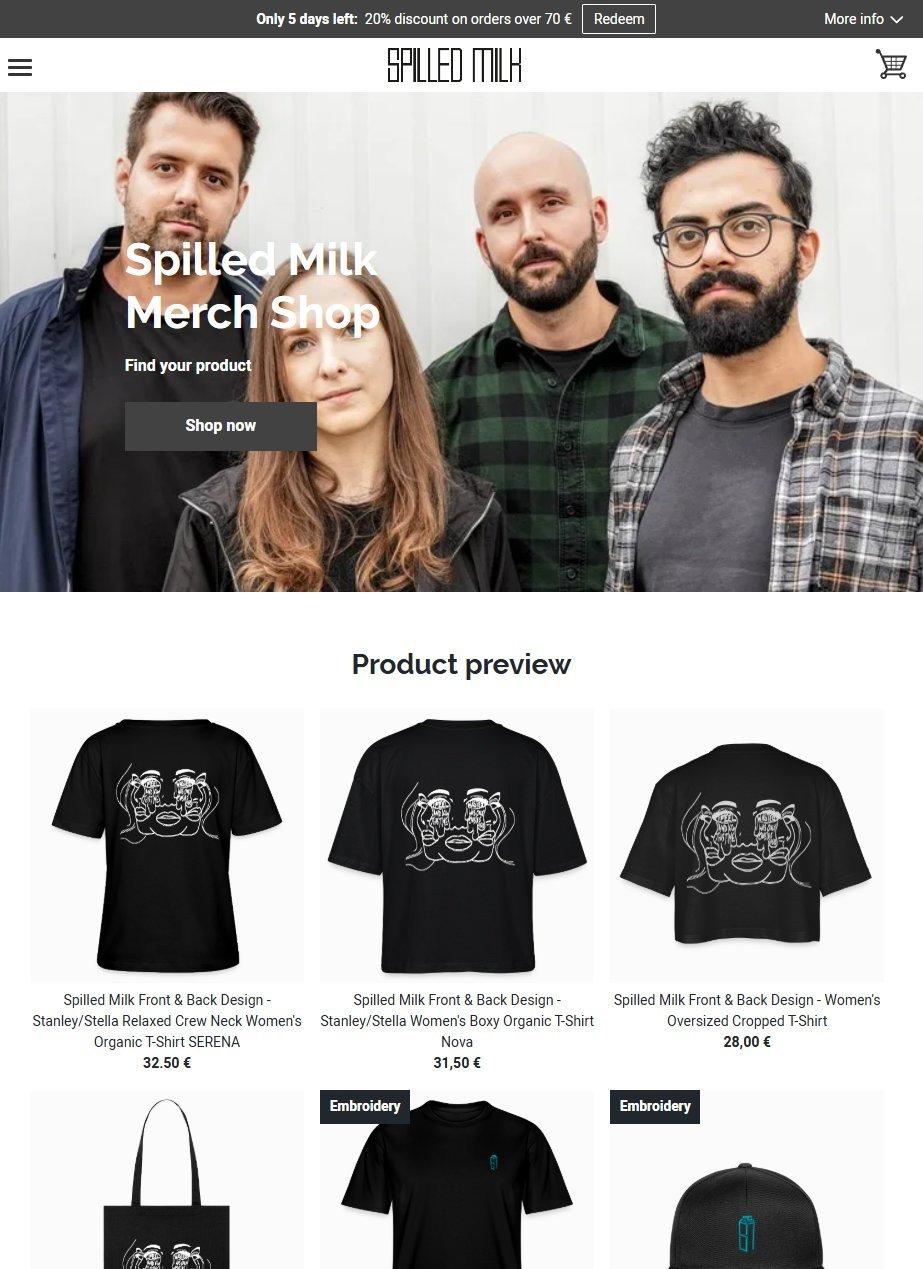 customize your shop layout