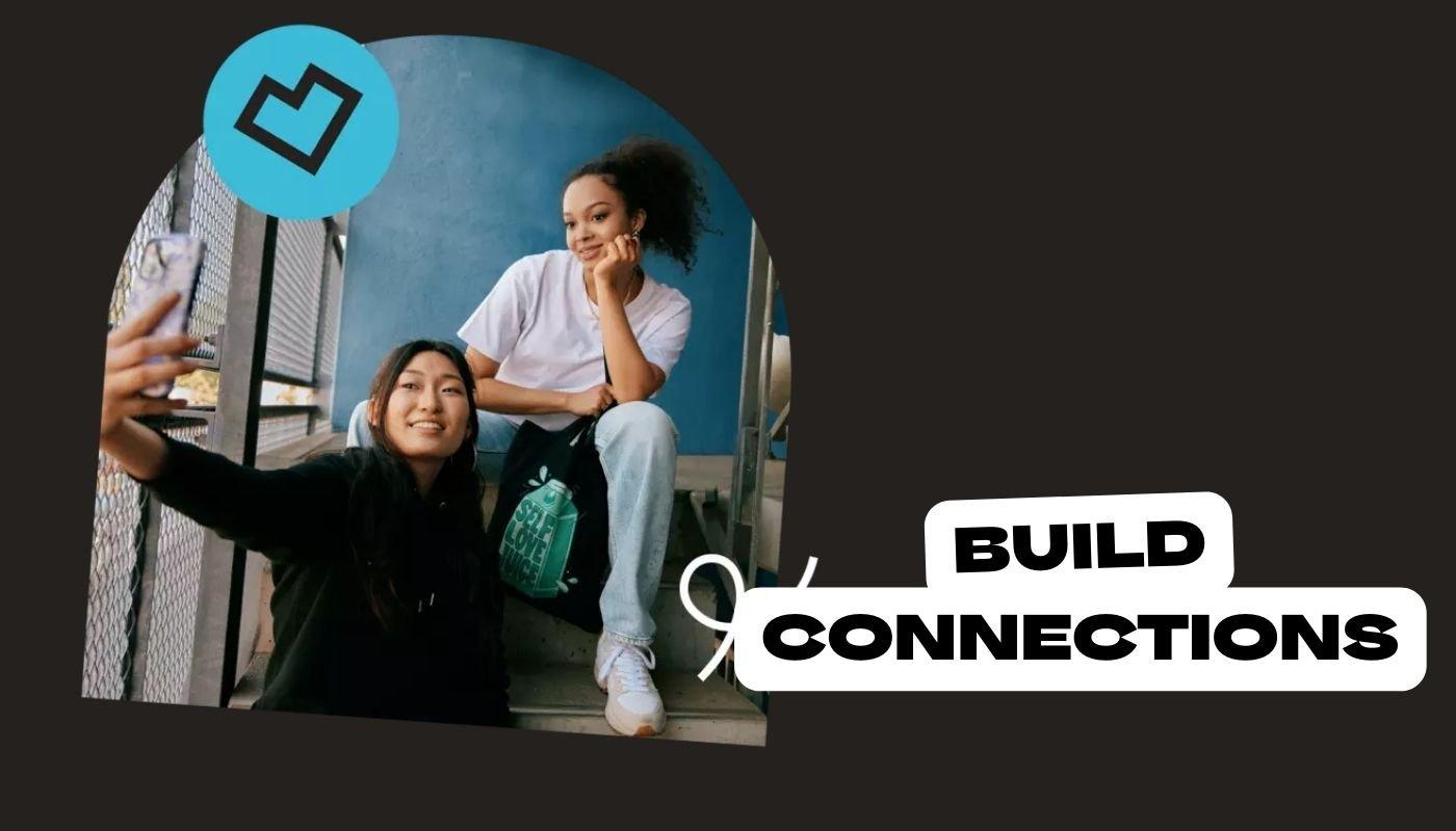 Two creators collaborating on a product drop together and promoting it on social media