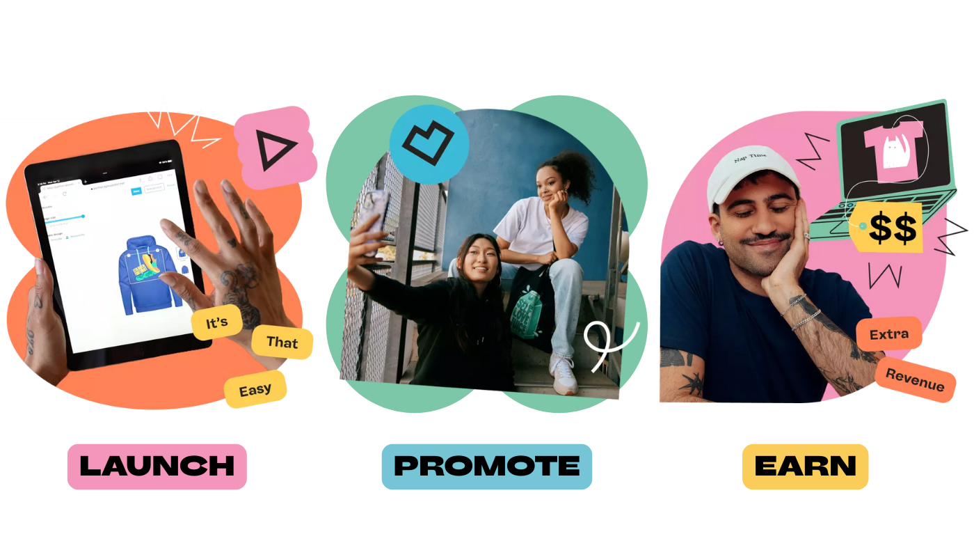 make and sell apparel with spreadshop