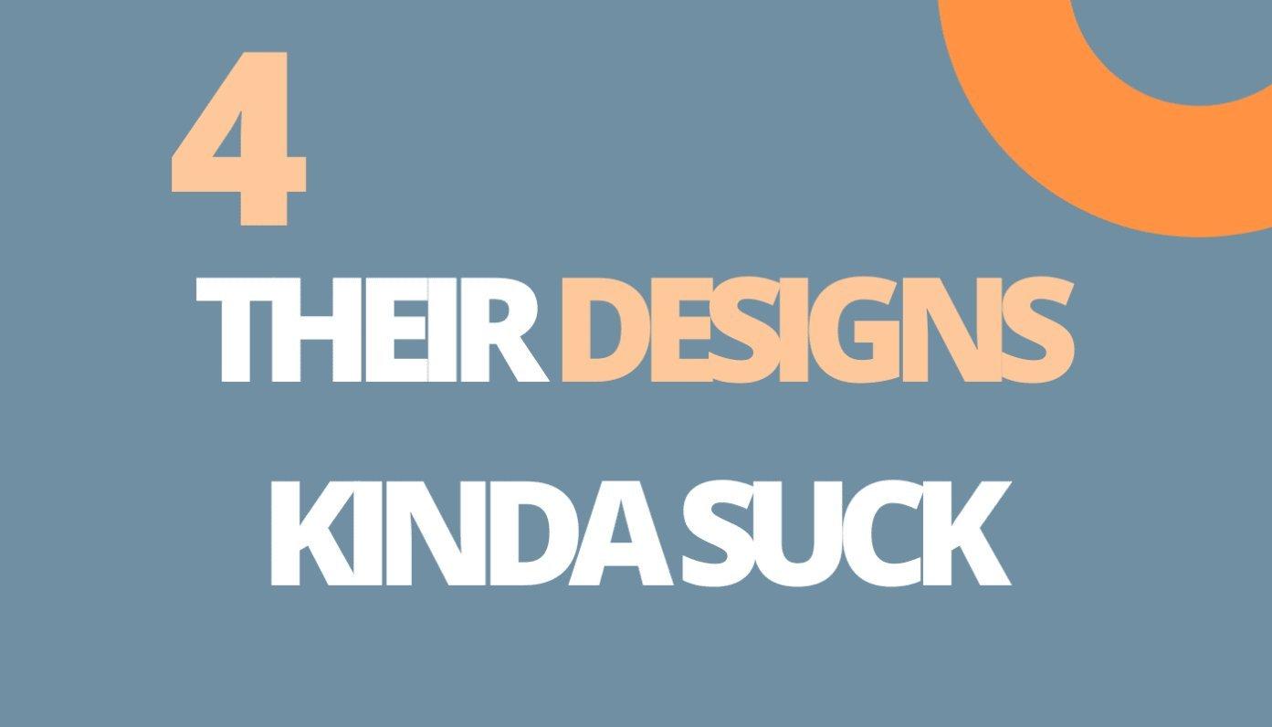 don't have good merch designs