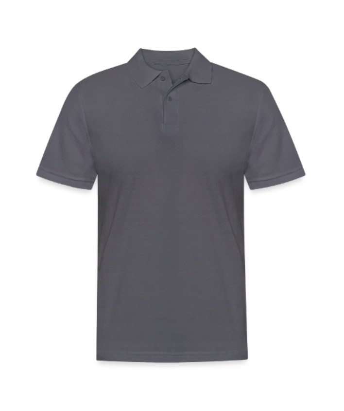 Graues Poloshirt für Herren.