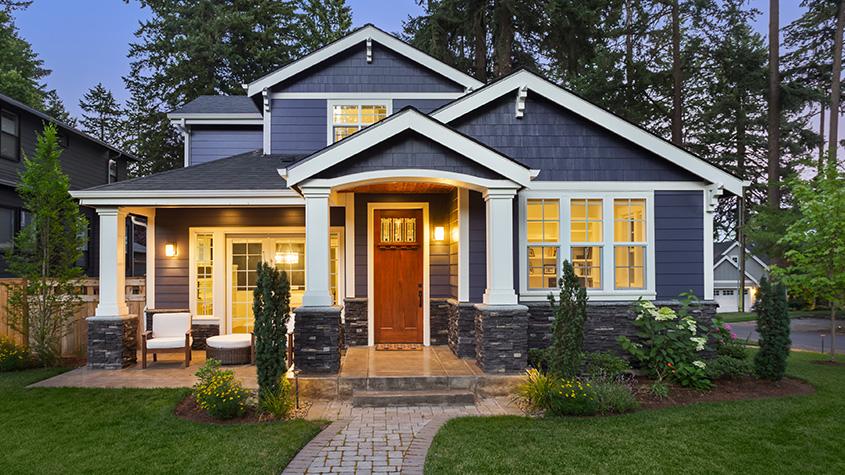 Image of a craftsman style home