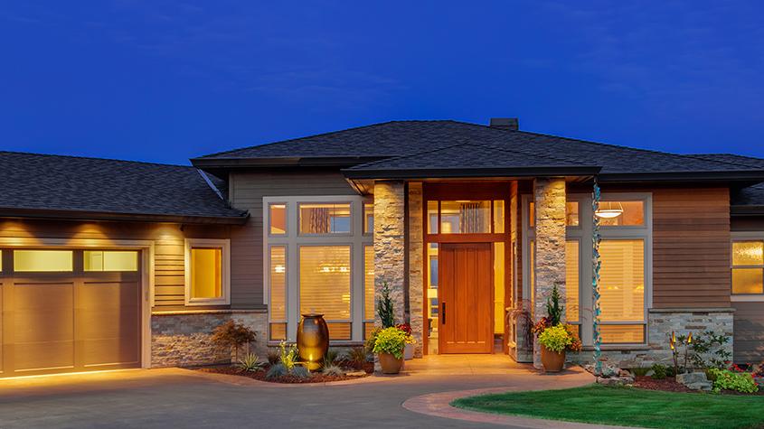 Image of a ranch style home