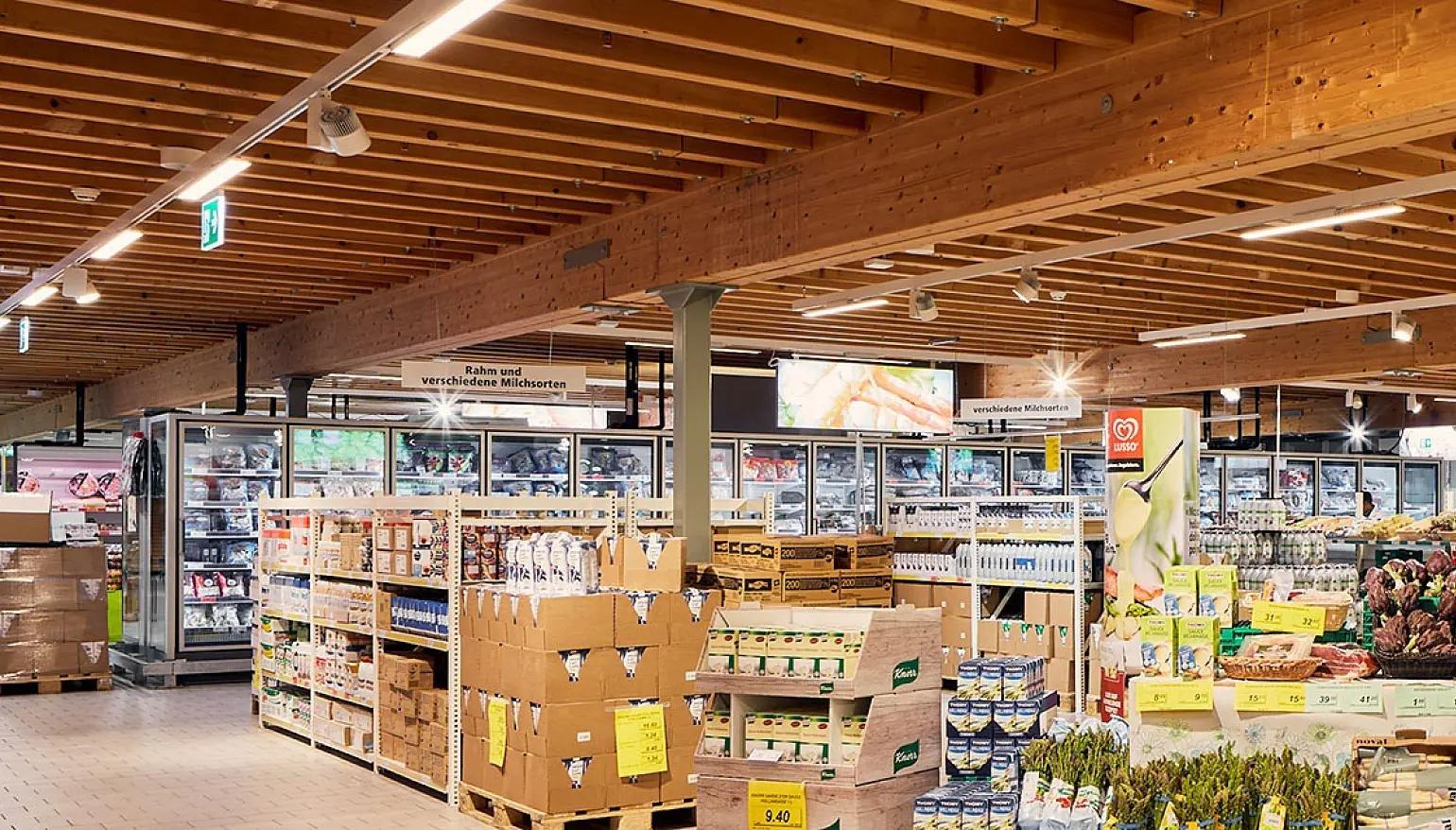 Soluzione di illuminazione efficiente con massima flessibilità per Aligro Bern