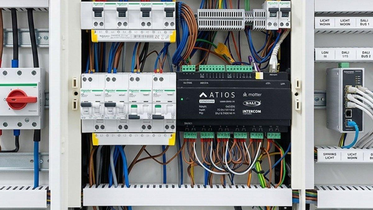 Atios SmartCore: commutazione, tapparelle e dimmerazione DALI via Matter