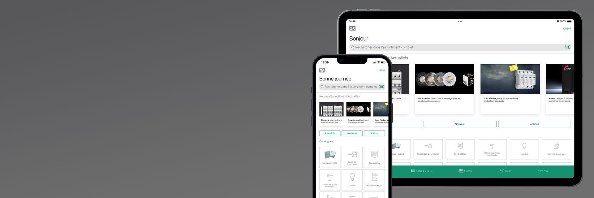 Télécharger EM.App pour Apple iOS / iPadOS et Android