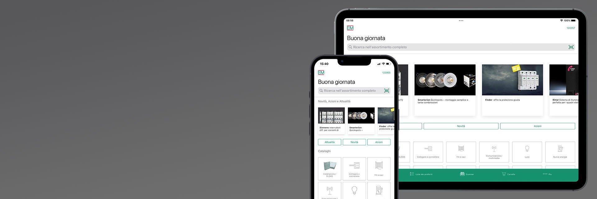 Con tablet e smartphone tutto diventa facile, veloce ed efficiente.