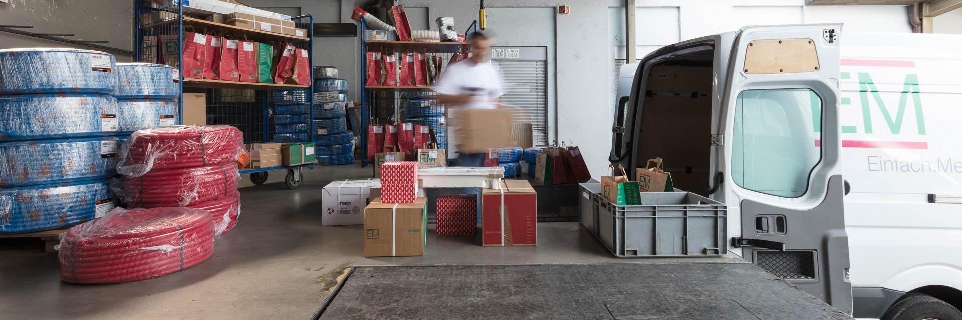 Lieferung von Elektroinstallationsmaterial