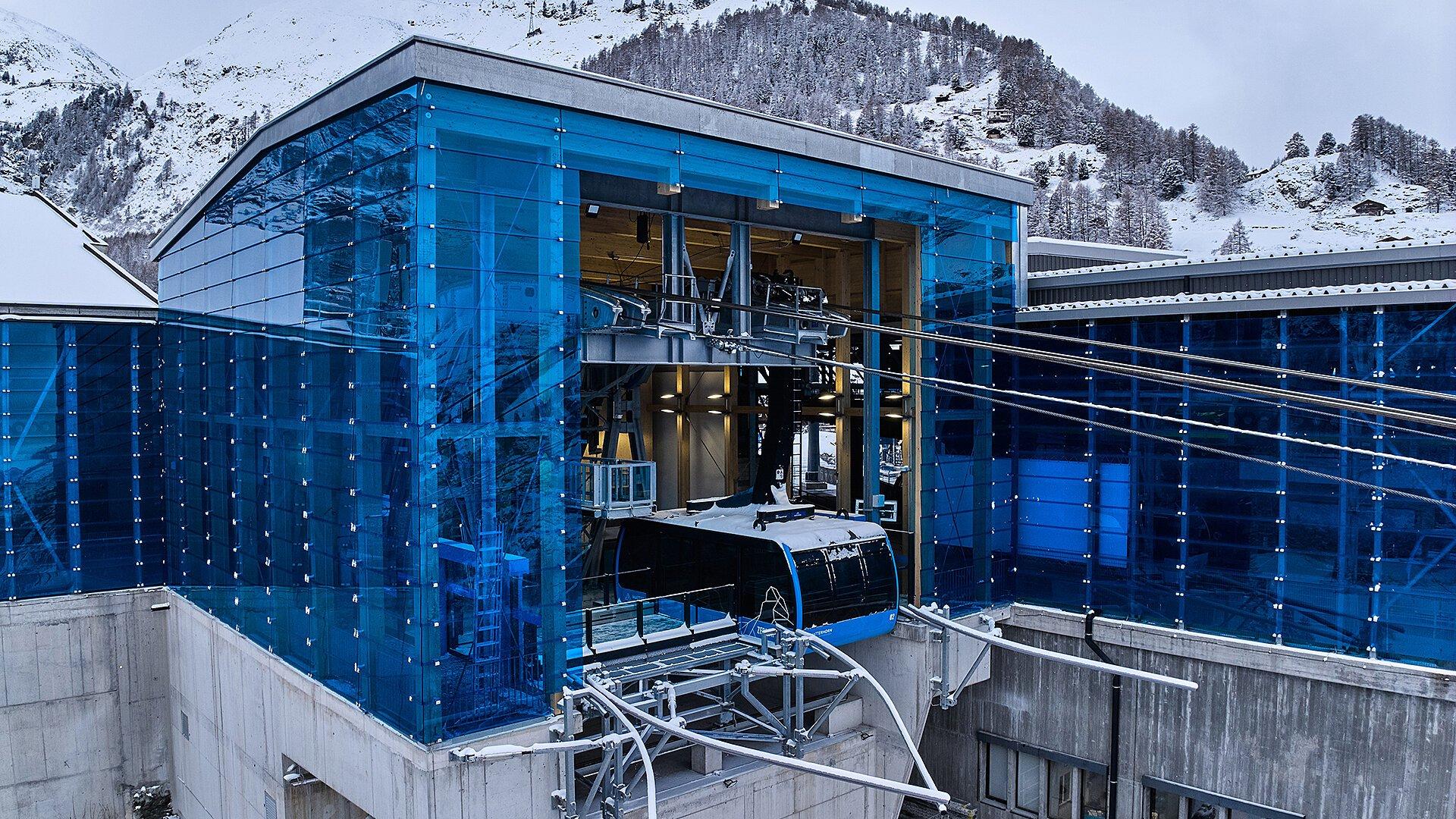 Sistema di distribuzione dell’illuminazione su misura per Zermatt Bergbahnen