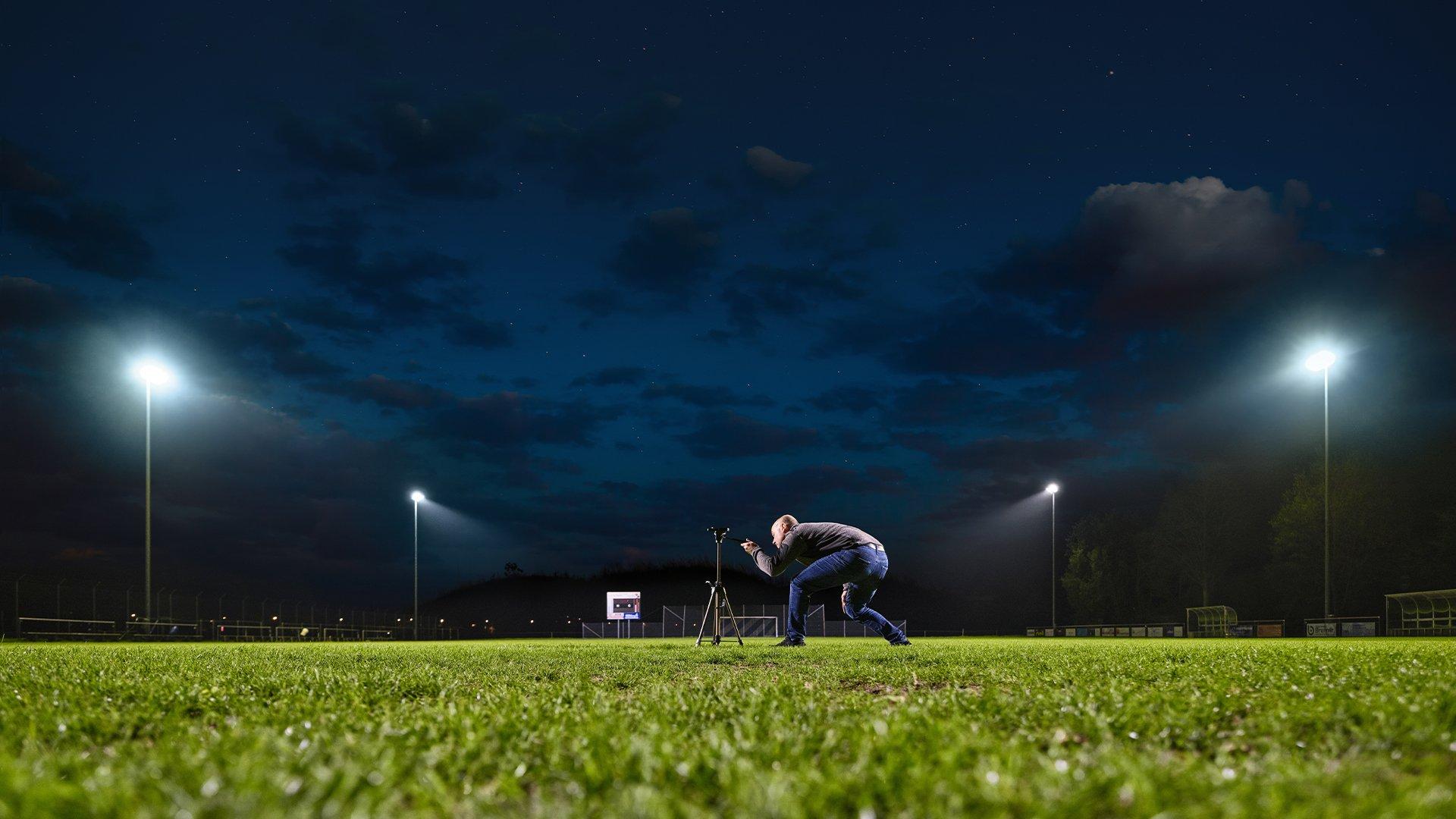 Referenz Lichtprojekt FC Langnau