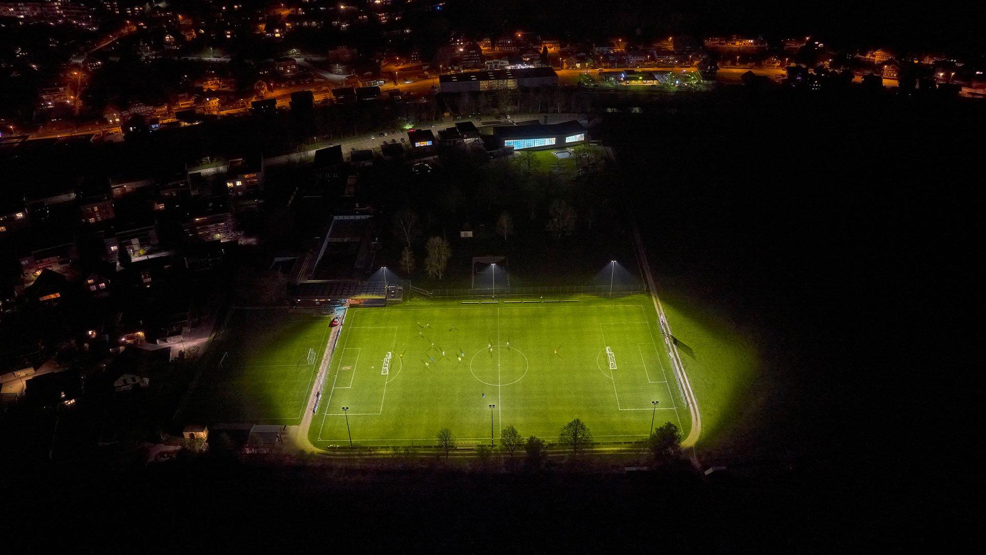 Referenz Lichtprojekt FC Langnau