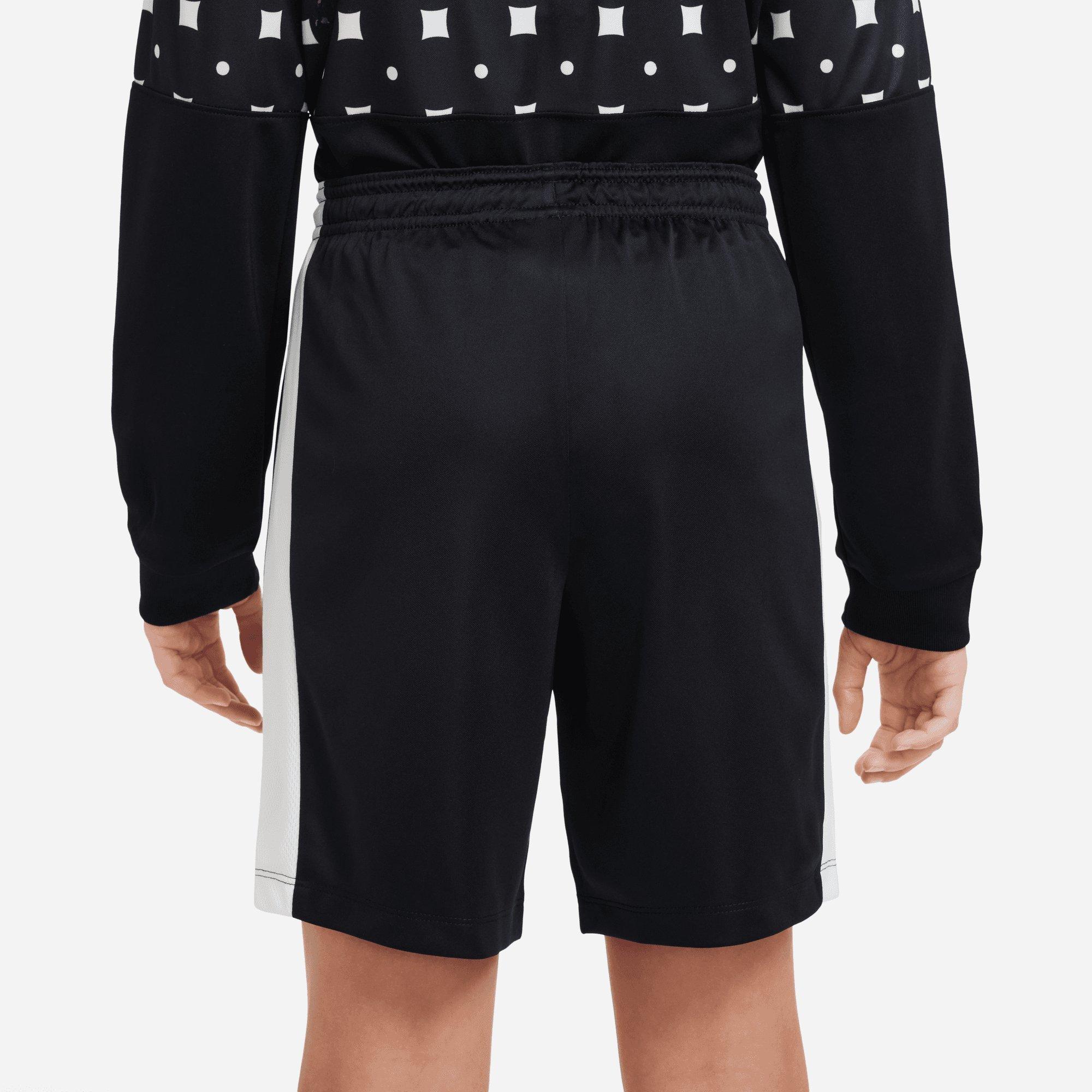 Boys black 2025 soccer shorts