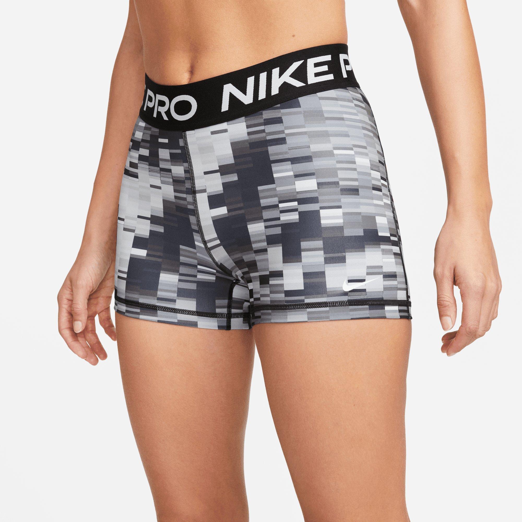 Nike Pro Women's Mid-Rise 3 Printed Shorts.