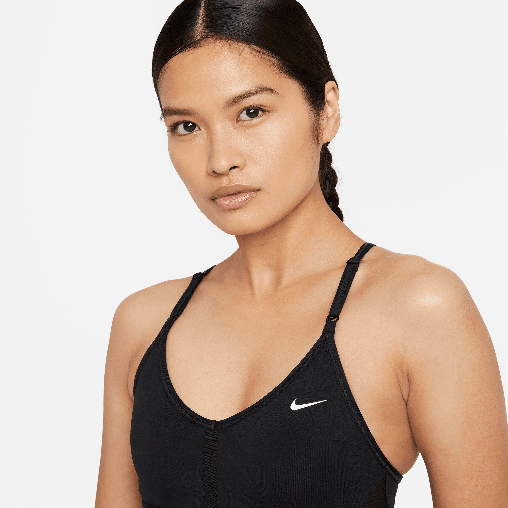 Nike, Indy Shine Bra Womens, Black/ Grey
