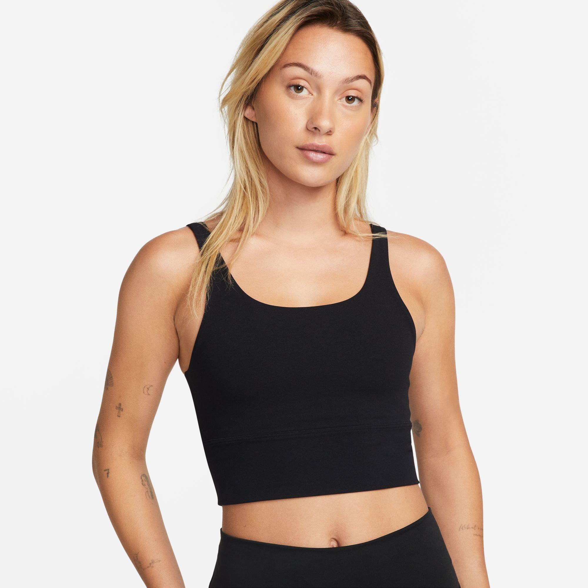 Nike Alate Trace Padded Strappy Sports Bra Black Size 3X NEW