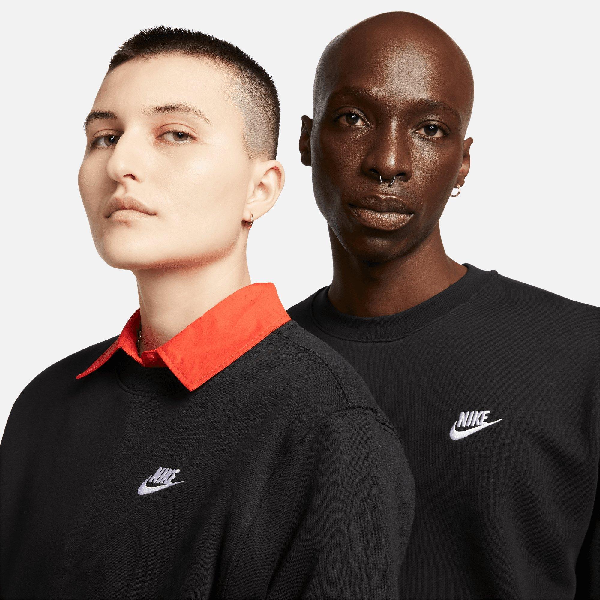 Nike club hot sale crewneck sweatshirt