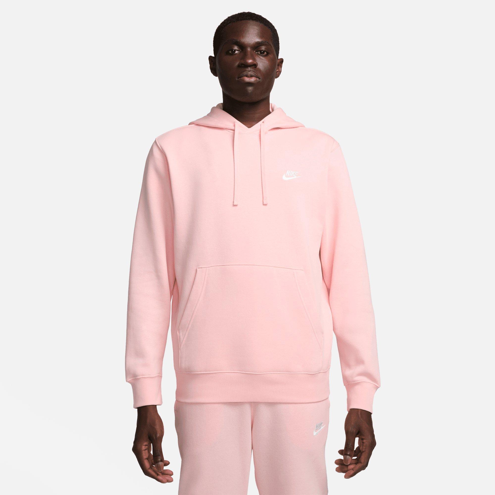 Nike Plus Club fleece joggers in soft pink