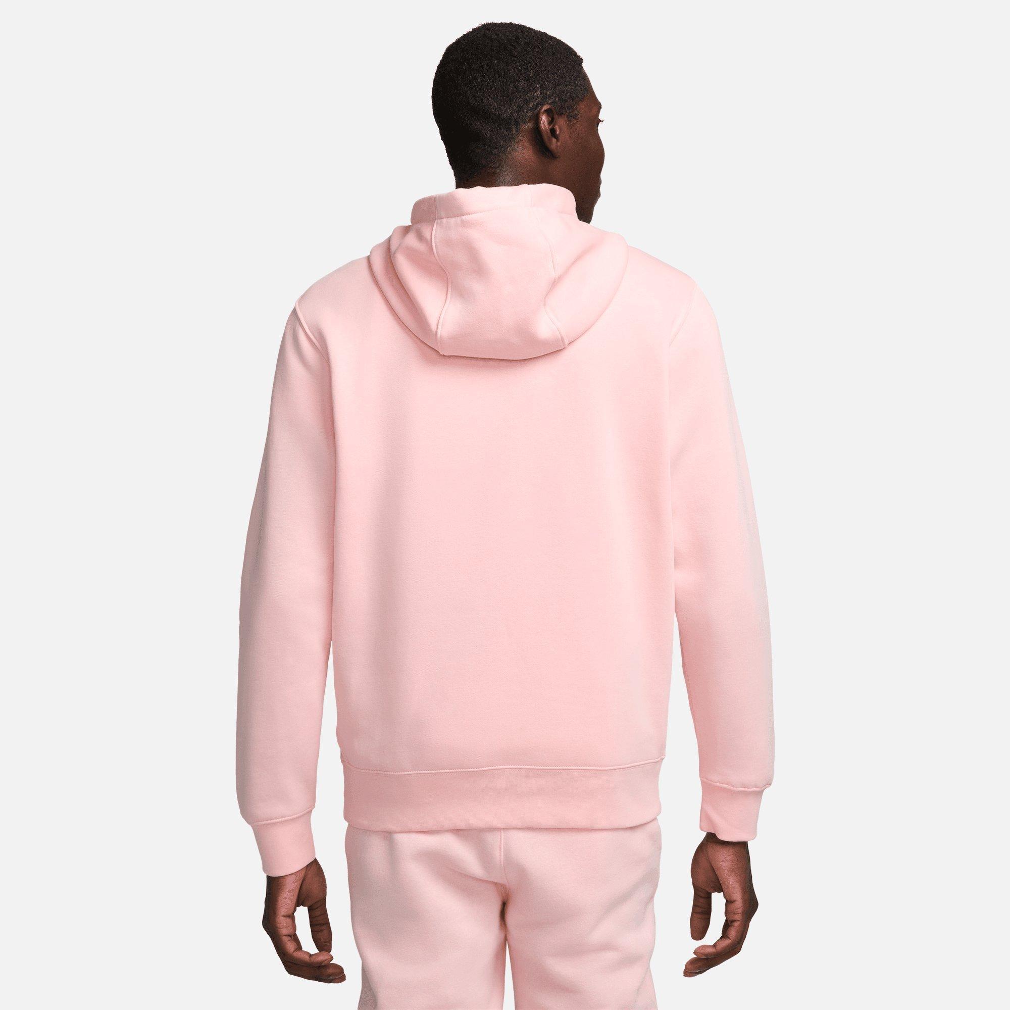 Nike Women's Sportswear Club Fleece Pullover Hoodie in Pink