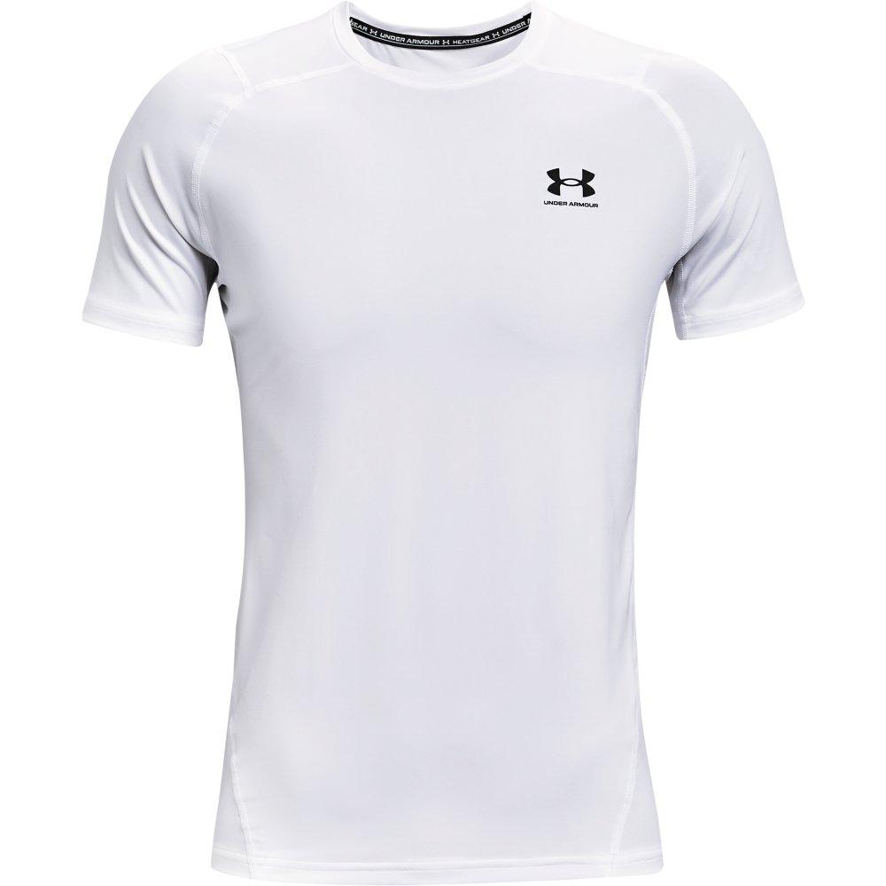 Under Armour Mens ColdGear Fitted Crew White