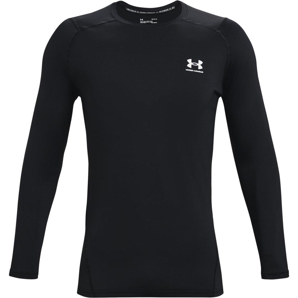 Under Armour Men's HeatGear Armour Compression Leggings (Black (001) /  Steel, X-Large)