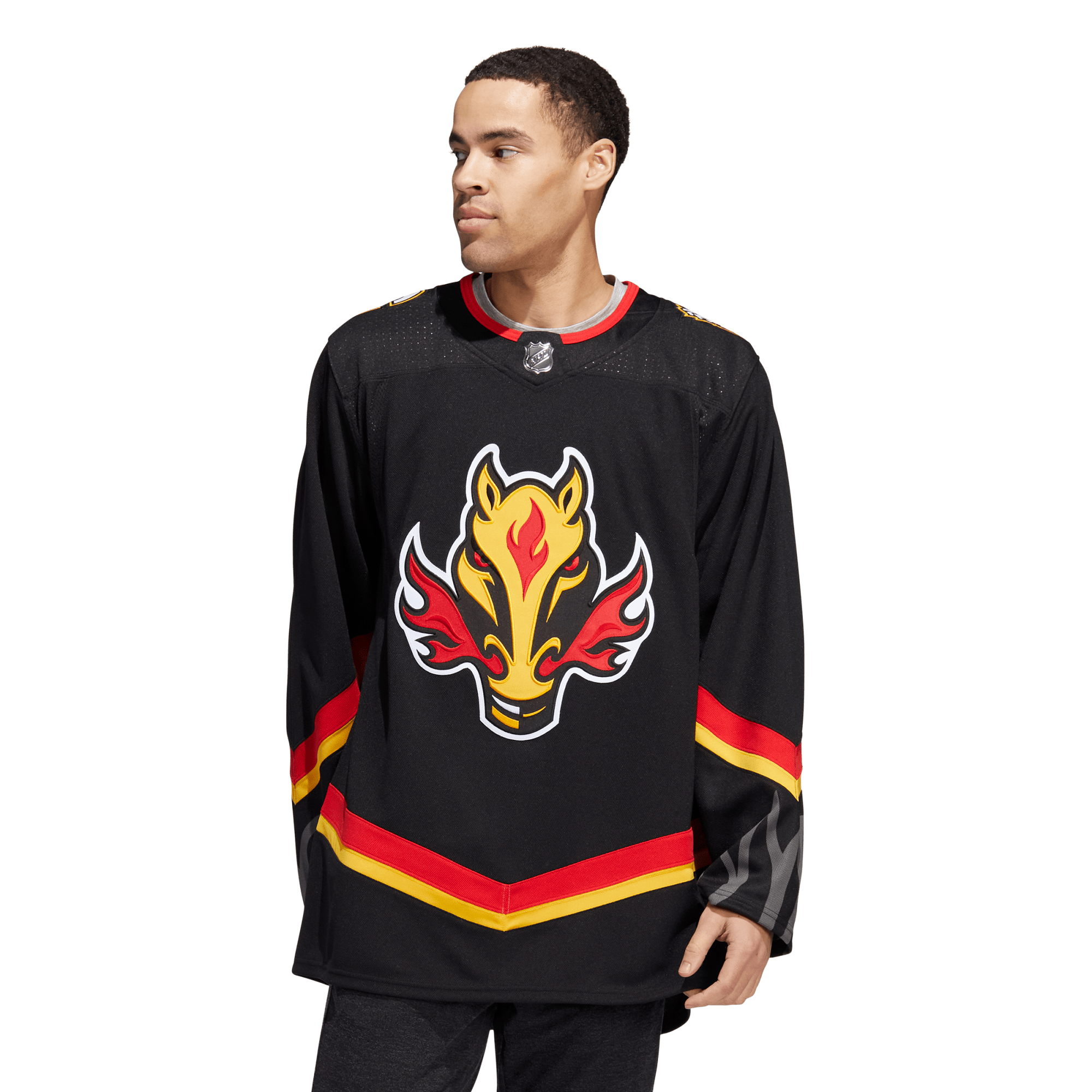 Calgary flames authentic clearance jersey