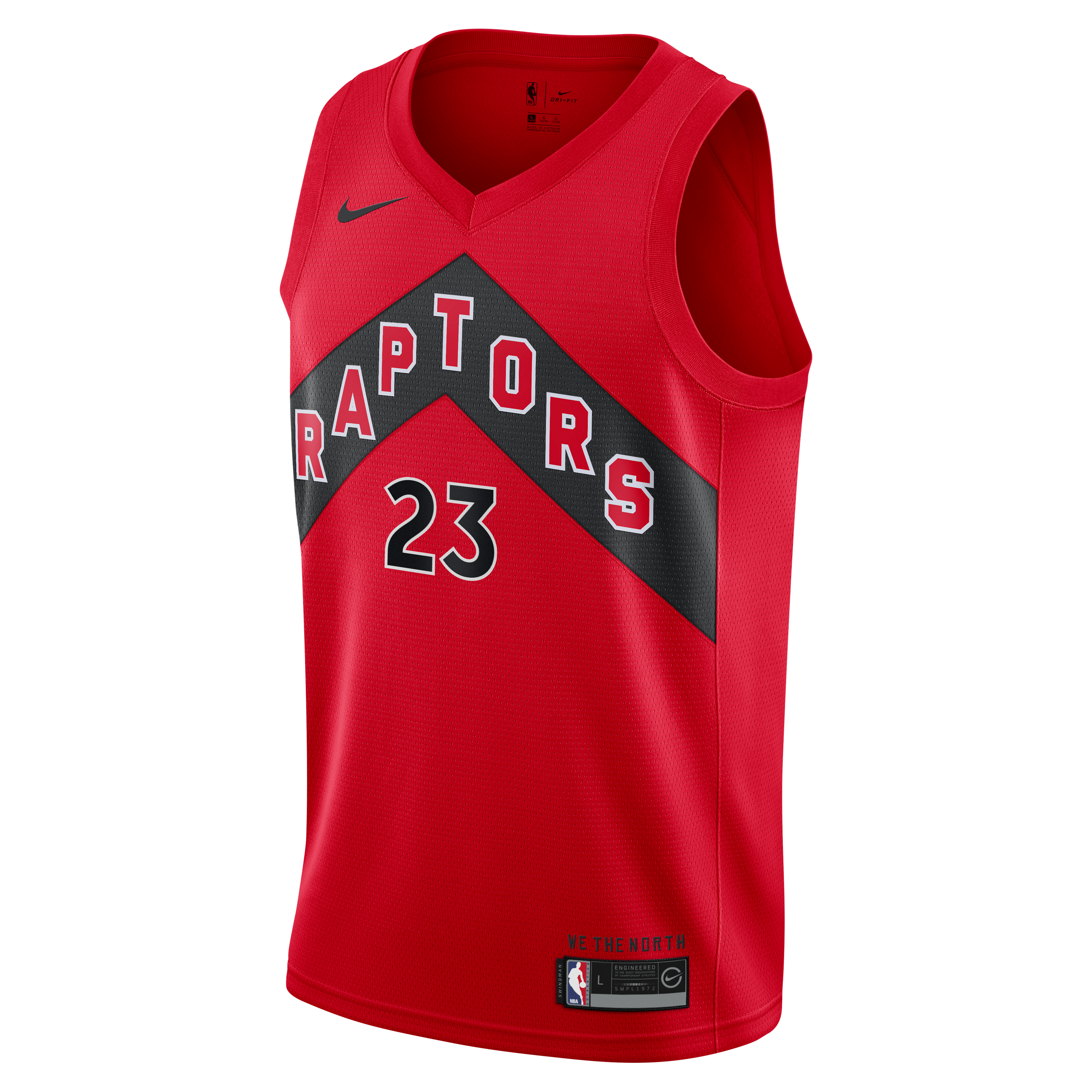 Raptors black and red sales jersey