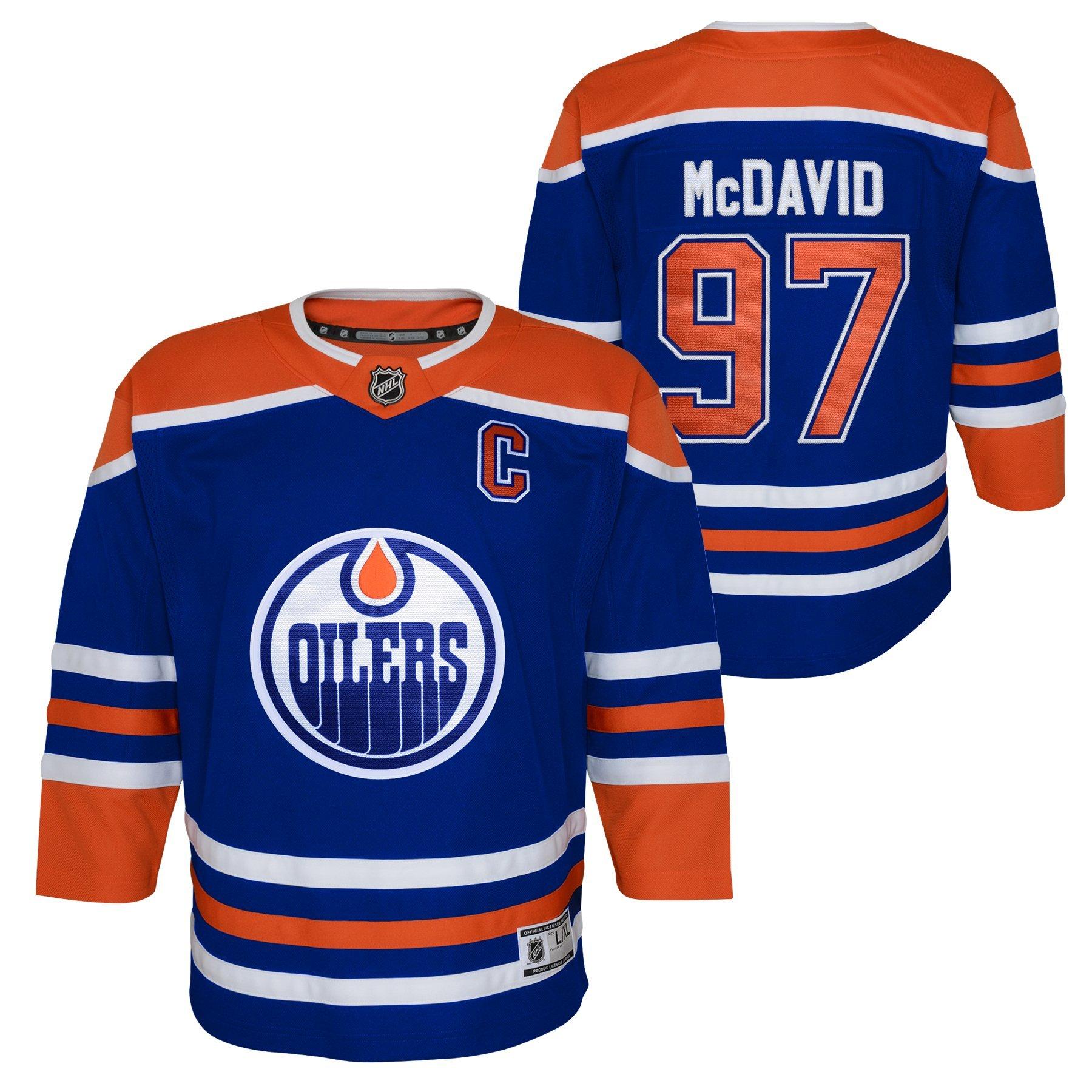 Boys 4 7 Edmonton Oilers Premier Jersey from NHL Team Town Sports