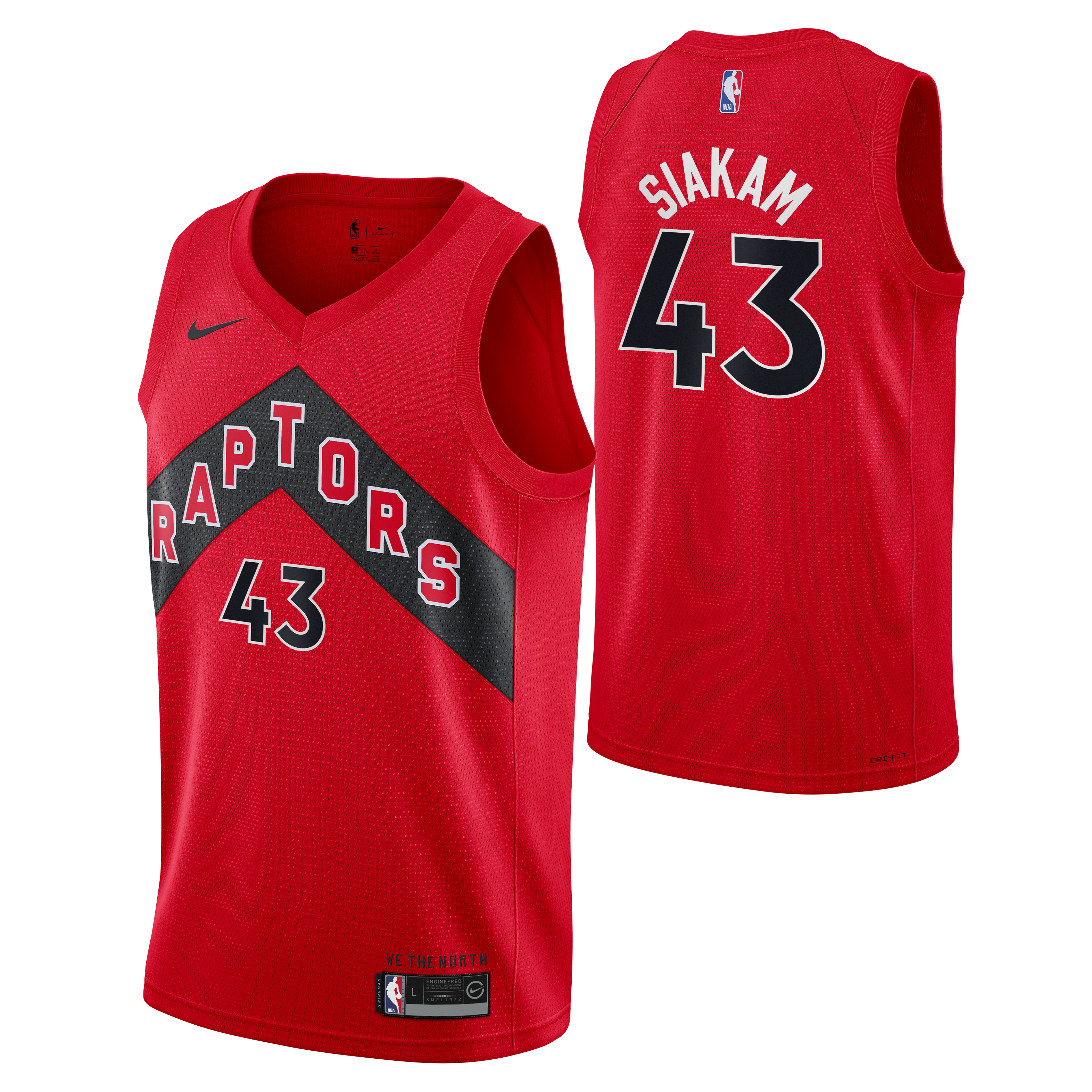 Junior Boys' [8-20] Toronto Raptors Pascal Siakam Swingman Icon Jersey from  Nike