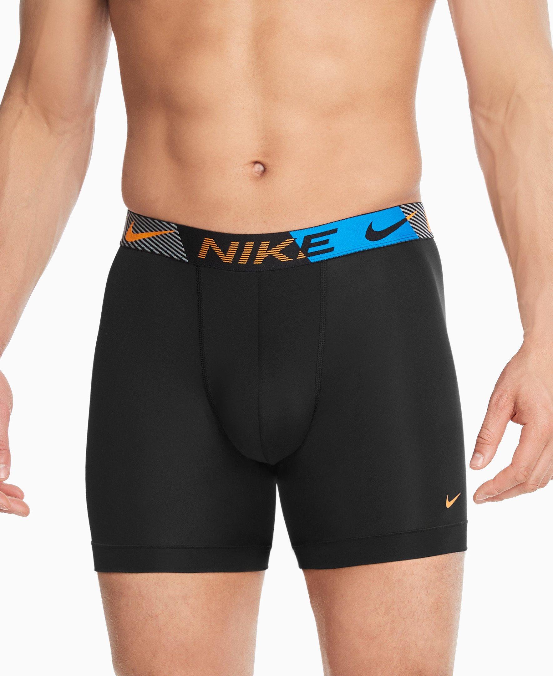 Nike Underwear Nike Everyday Stretch 3PK Boxer Briefs Mens M Black