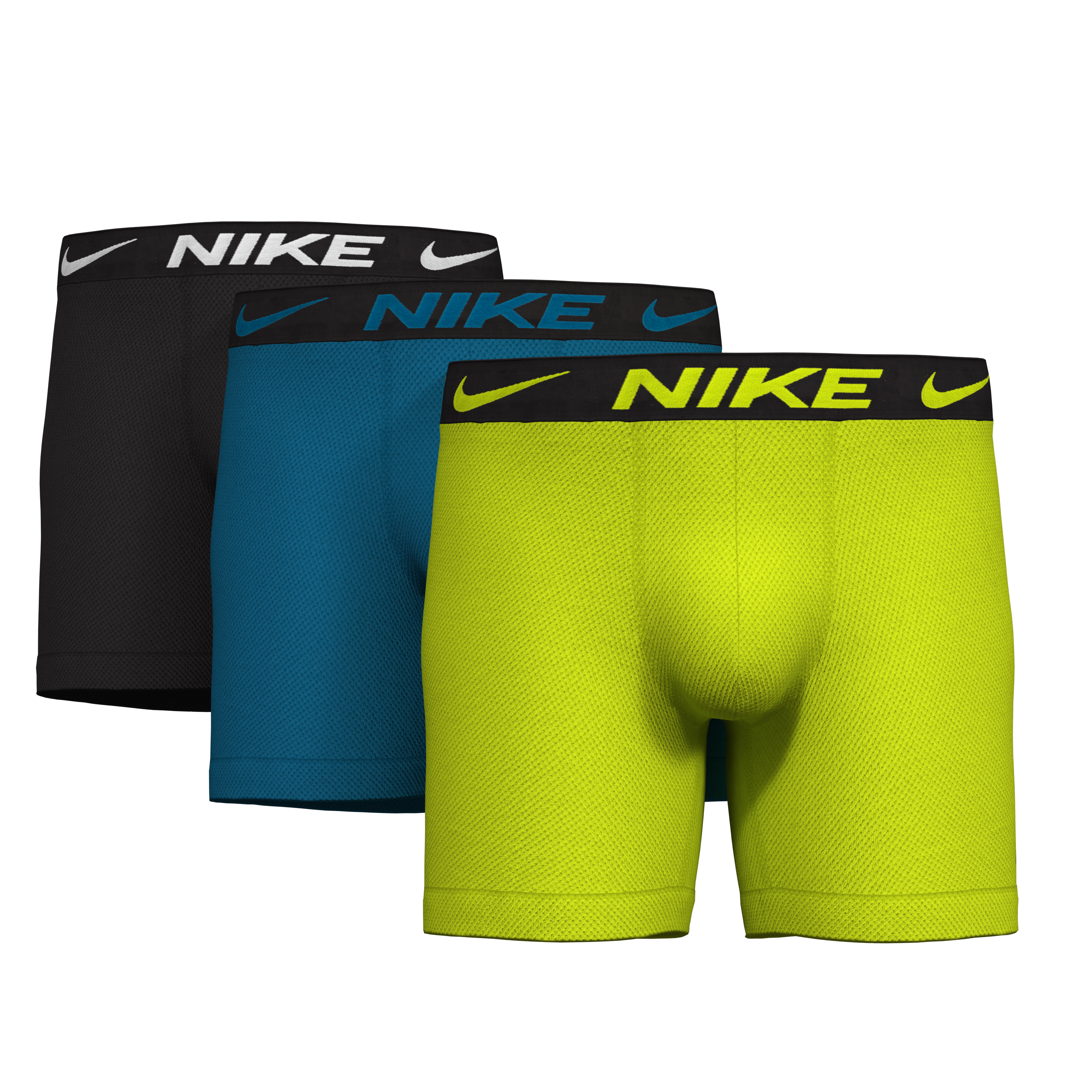 NIKE Elite Micro Boxer Brief Underwear sz XL X-Large (40-42) Black Volt