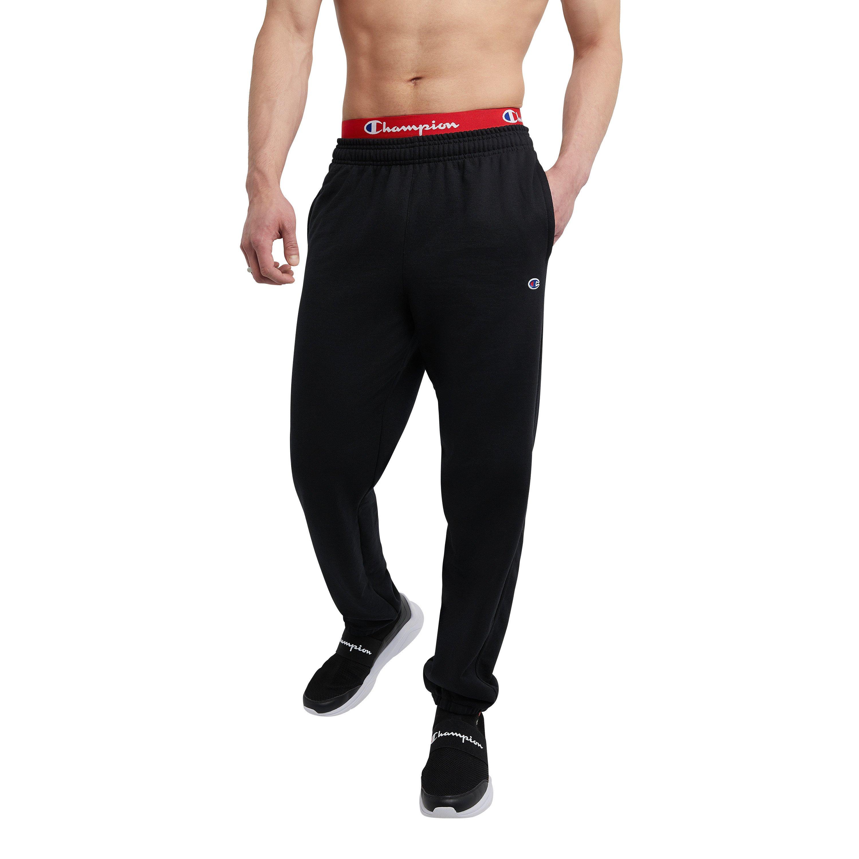 Champion Mens Powerblend Fleece Open Bttm Pants : : Clothing,  Shoes & Accessories