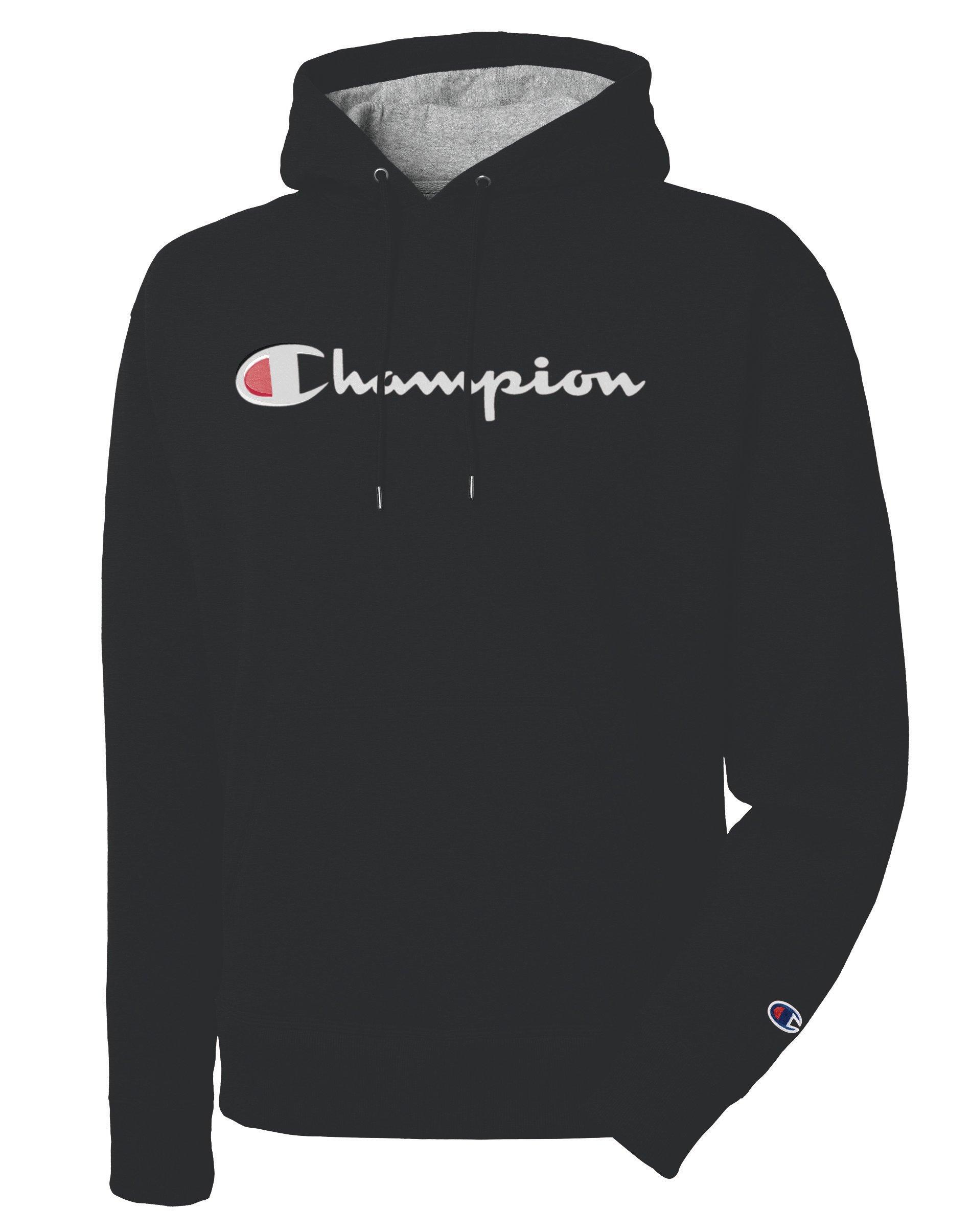 Men's Powerblend Logo Graphic Hoodie from Champion