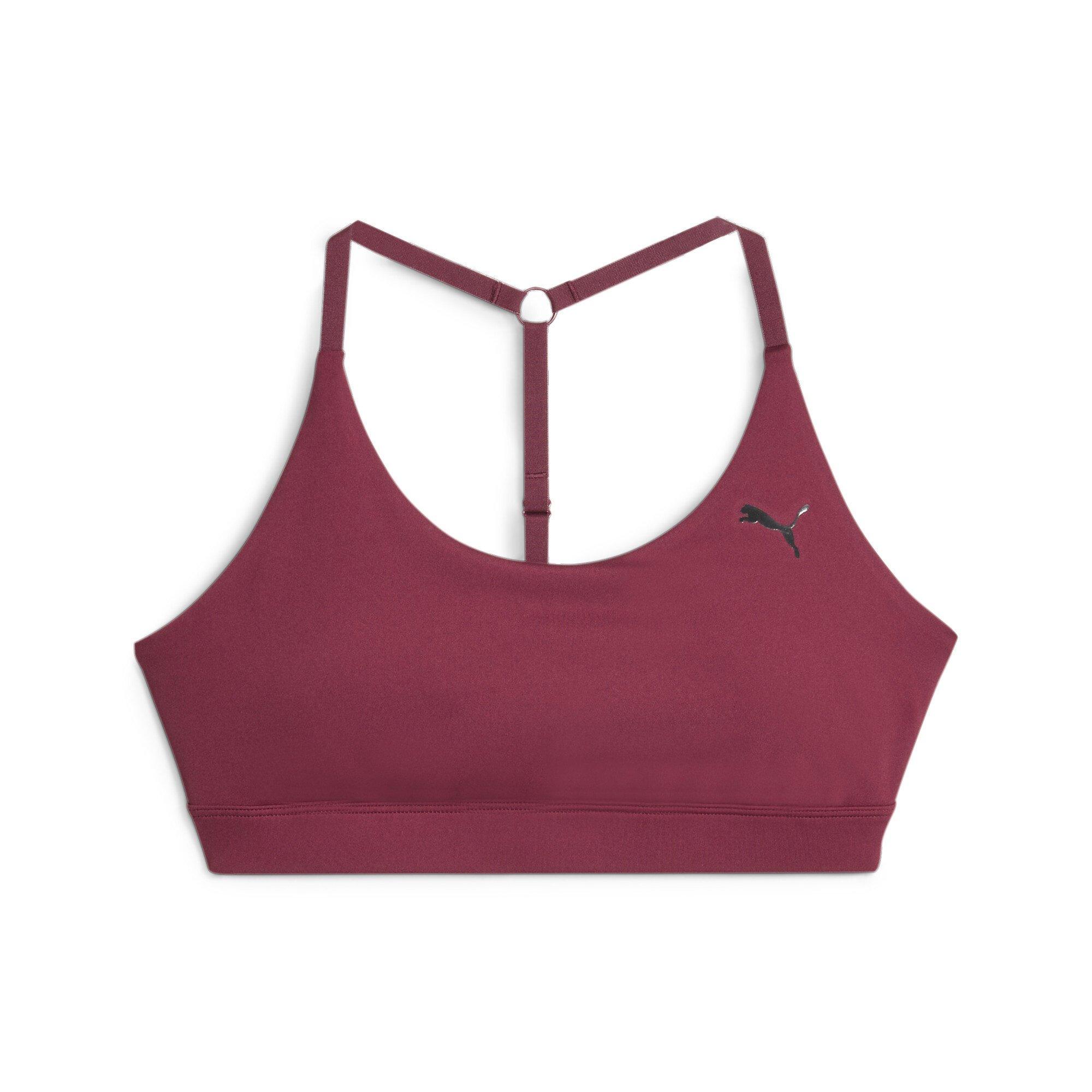 NWT MotoRun Womens Push-up Padded Strappy Sports Bra in MAROON