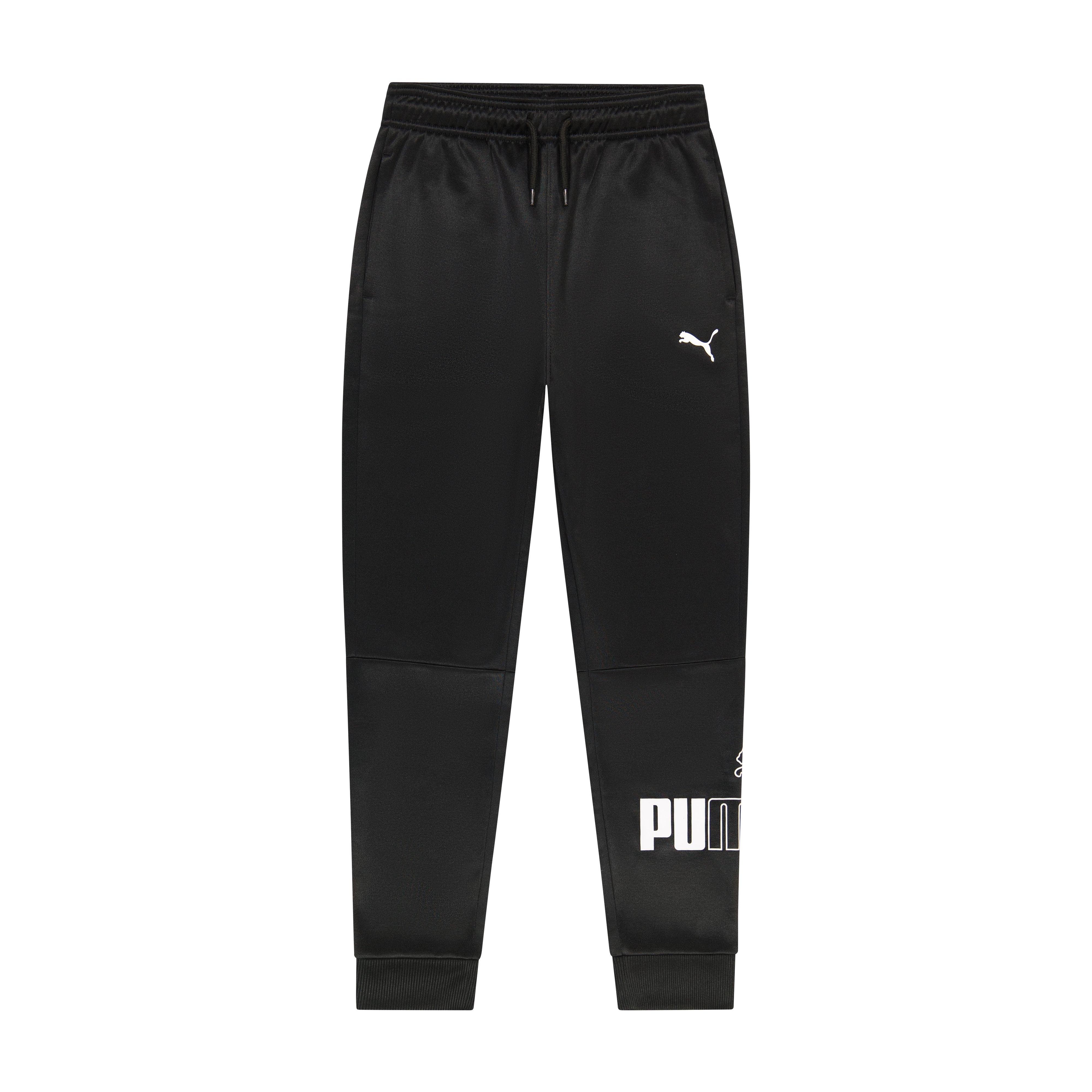 Puma, Essential Logo Pants Tracksuit Trousers Junior Boys, Closed Hem  Fleece Jogging Bottoms