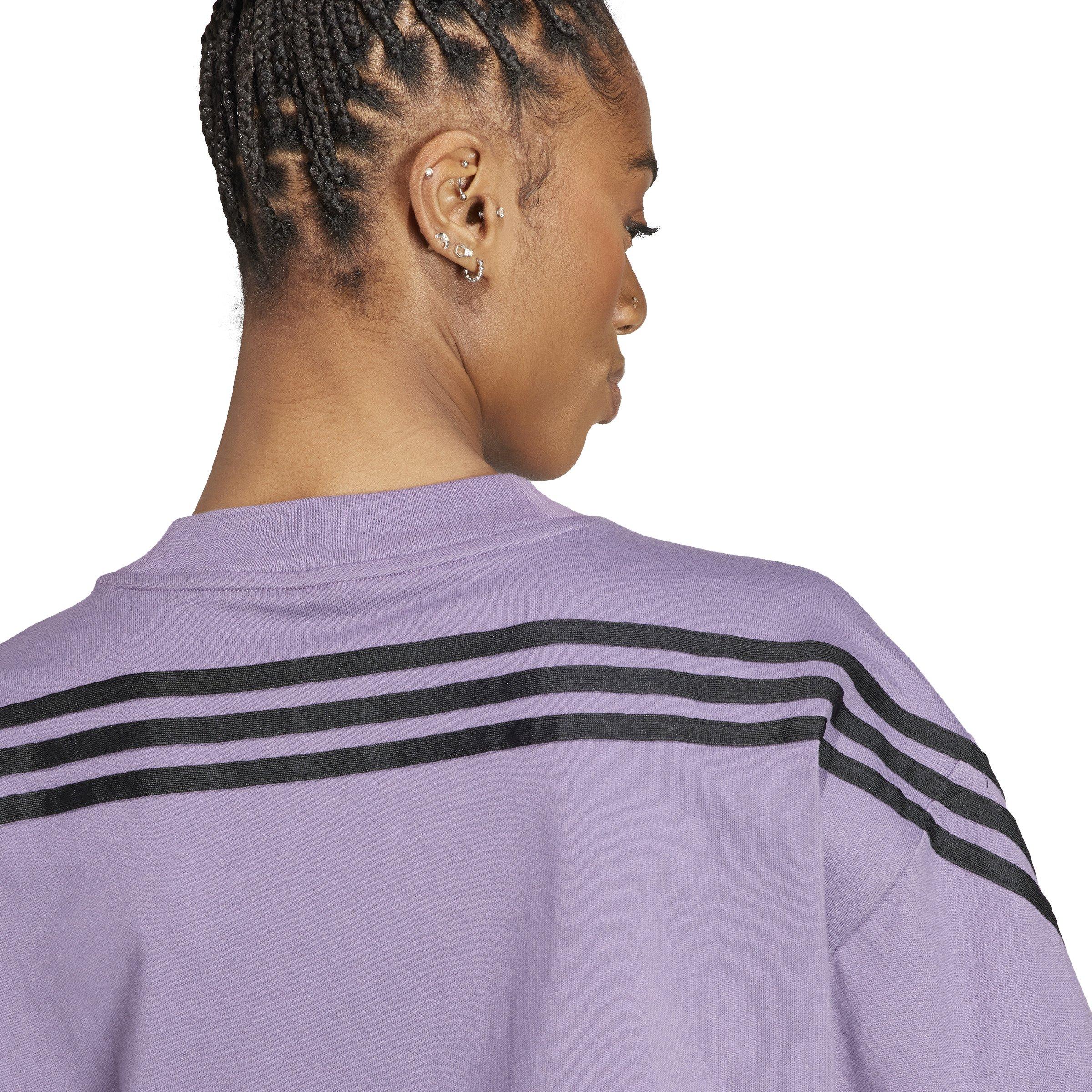 Women's Future Icon 3 Stripe Cropped Tee